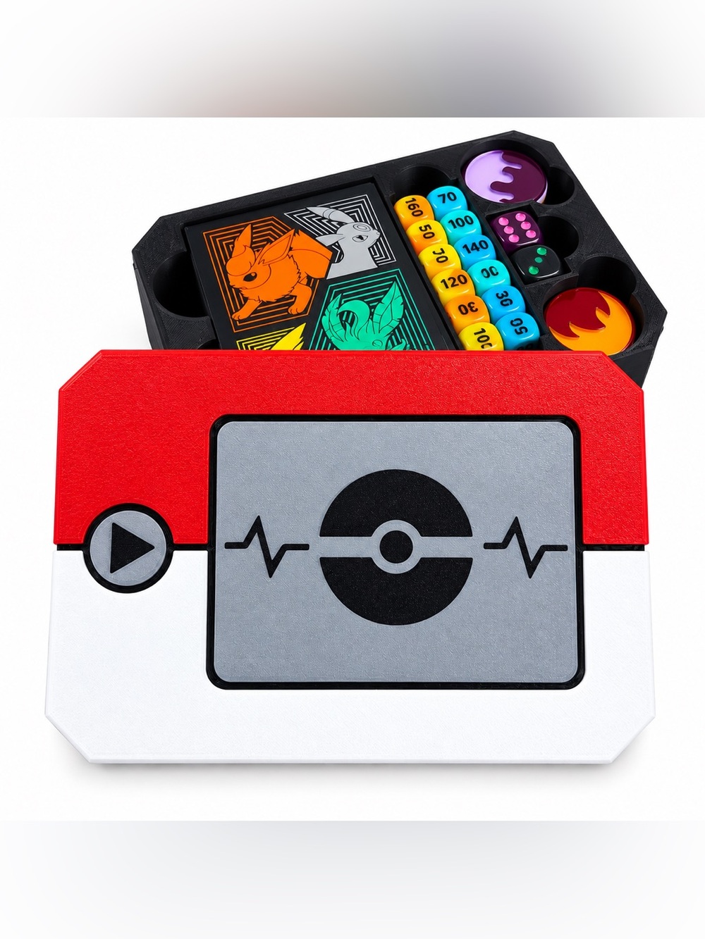 Poke Pad Pokemon TCG Card Deck Box Storage 3D Printed